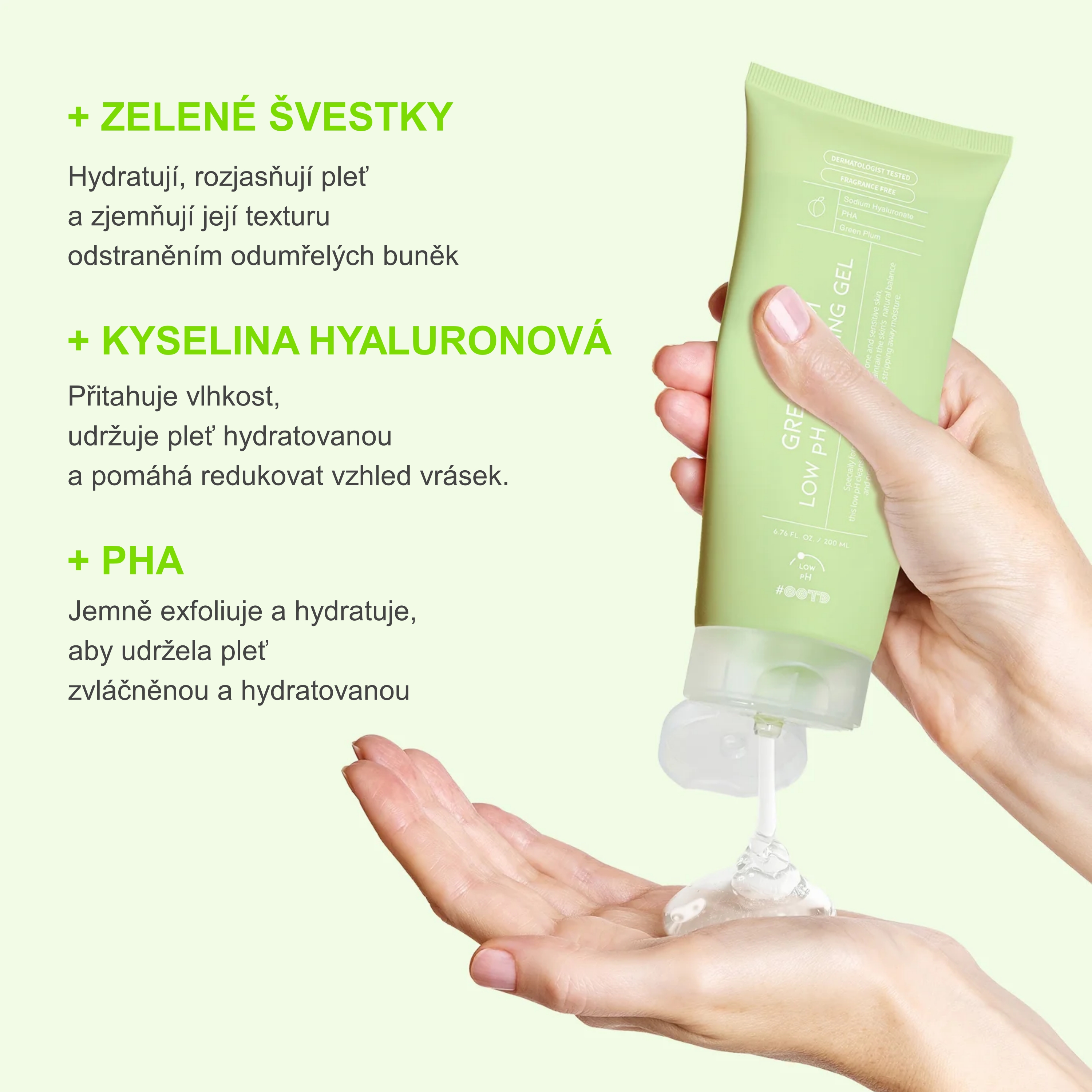 1.1. OOTD Deatiled Page Green Plum Cleansing Gel